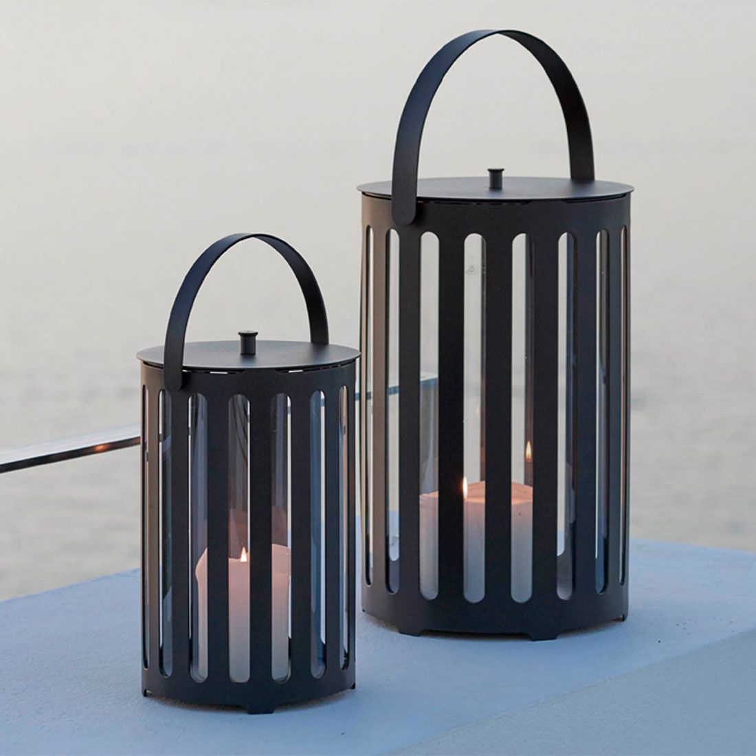 Lykt ute Lighttube Ø22x42 cm aluminium - Cane-line nærbilde