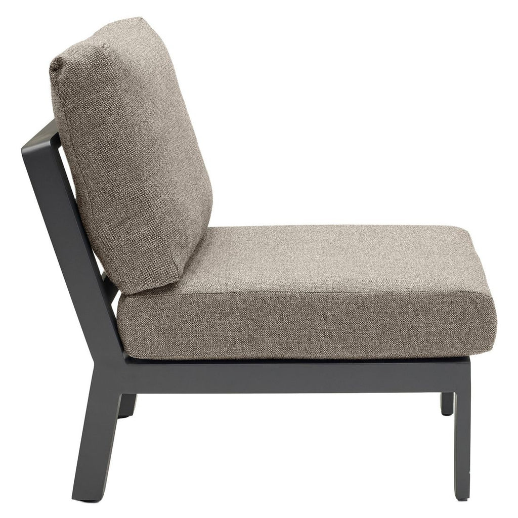 Midtmodul lounge Avena aluminium 63x86 cm - LC Garden nærbilde av aluminiumramme