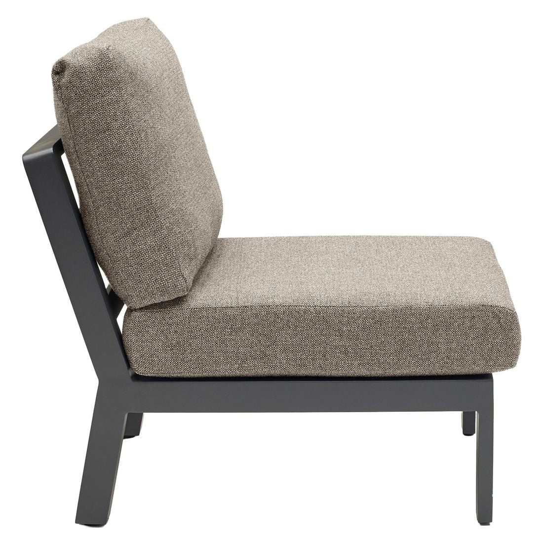 Midtmodul lounge Avena aluminium 63x86 cm - LC Garden nærbilde av aluminiumramme
