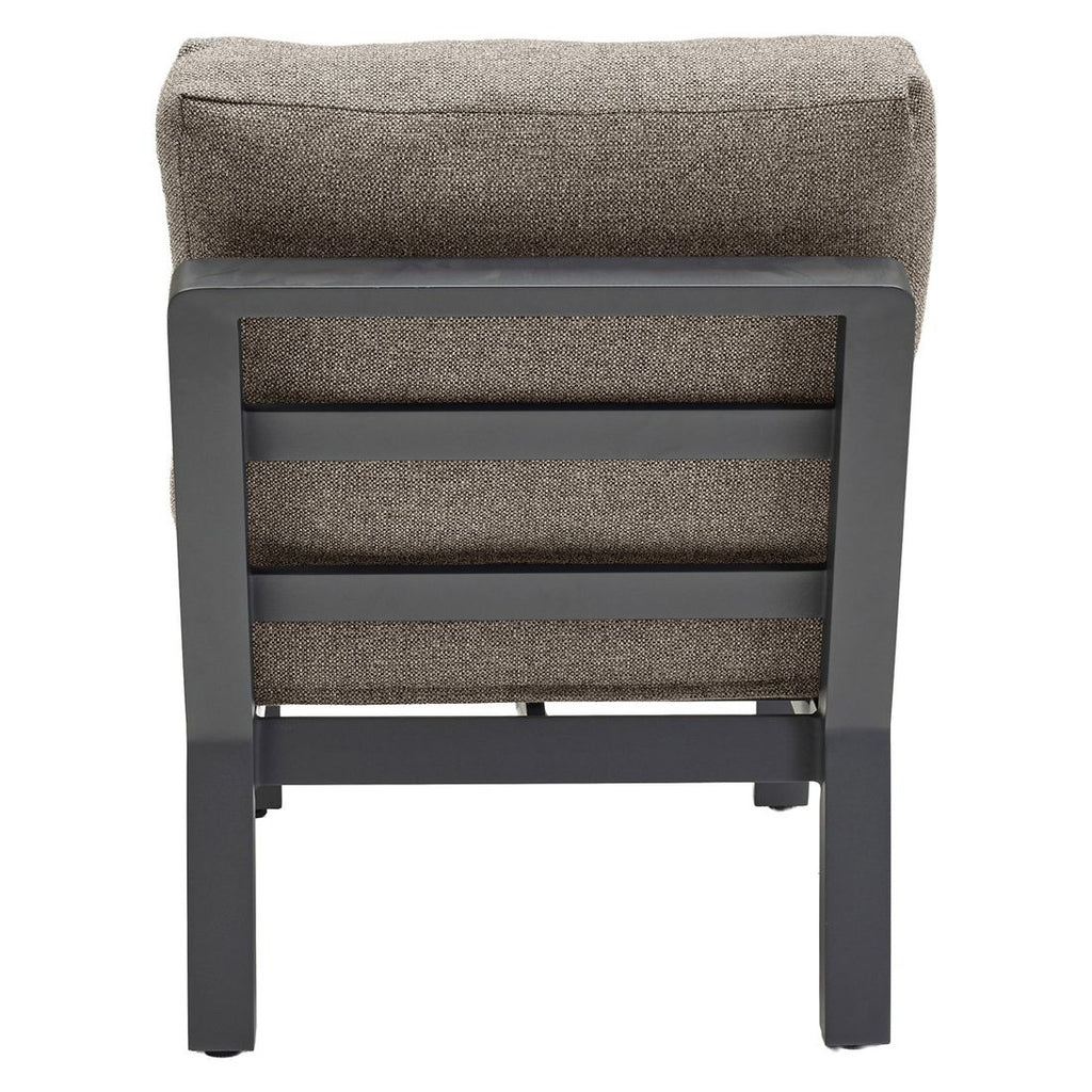 Midtmodul lounge Avena aluminium 63x86 cm - LC Garden sett fra siden