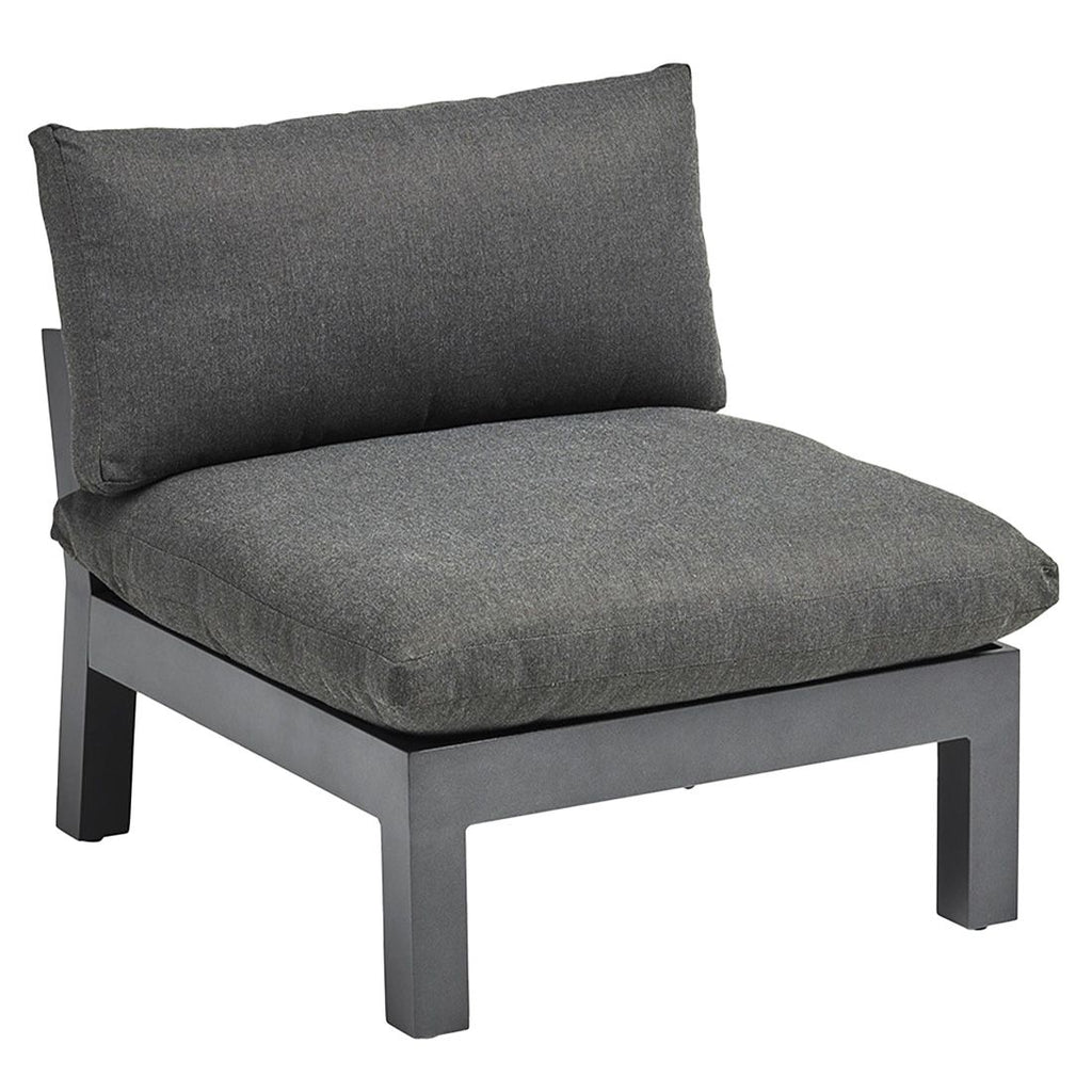 Midtmodul lounge Comfort aluminium 82x90 cm bakside