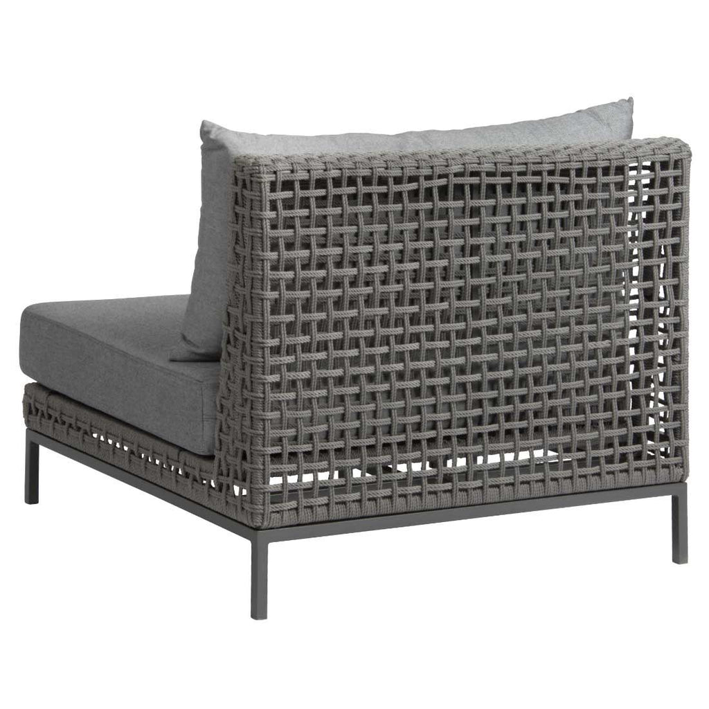 Midtmodul lounge Corda aluminium tau detalj av materiale og farge