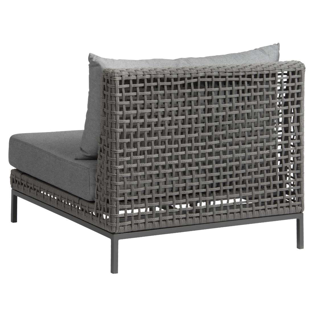 Midtmodul lounge Corda aluminium tau detalj av materiale og farge