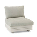Midtmodul lounge Cubo Neo aluminium Sunproof 74 cm forfra