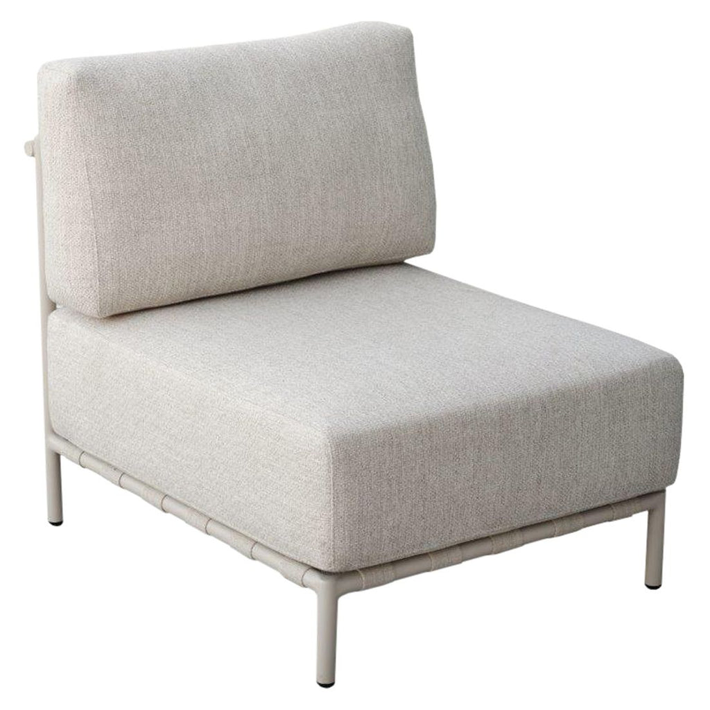 Midtmodul lounge Francis aluminiumakryl 65 cm bakside