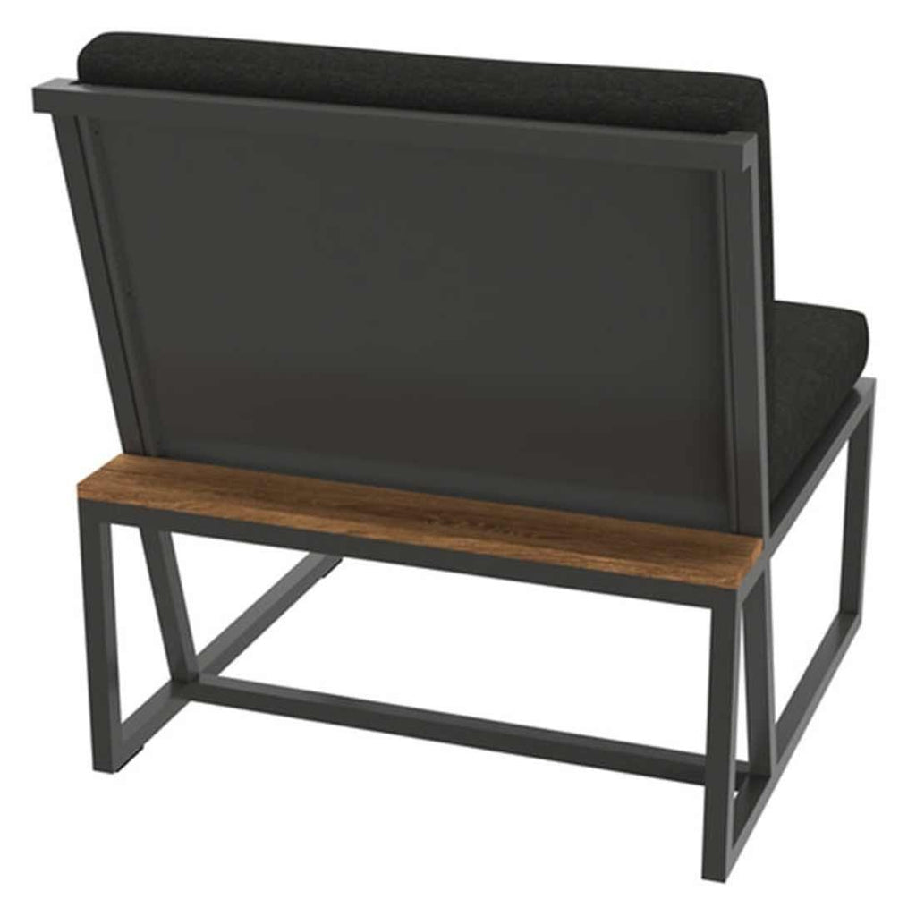 Montert Midtmodul lounge Havanna aluminium 72x73 cm - Sieger i hage