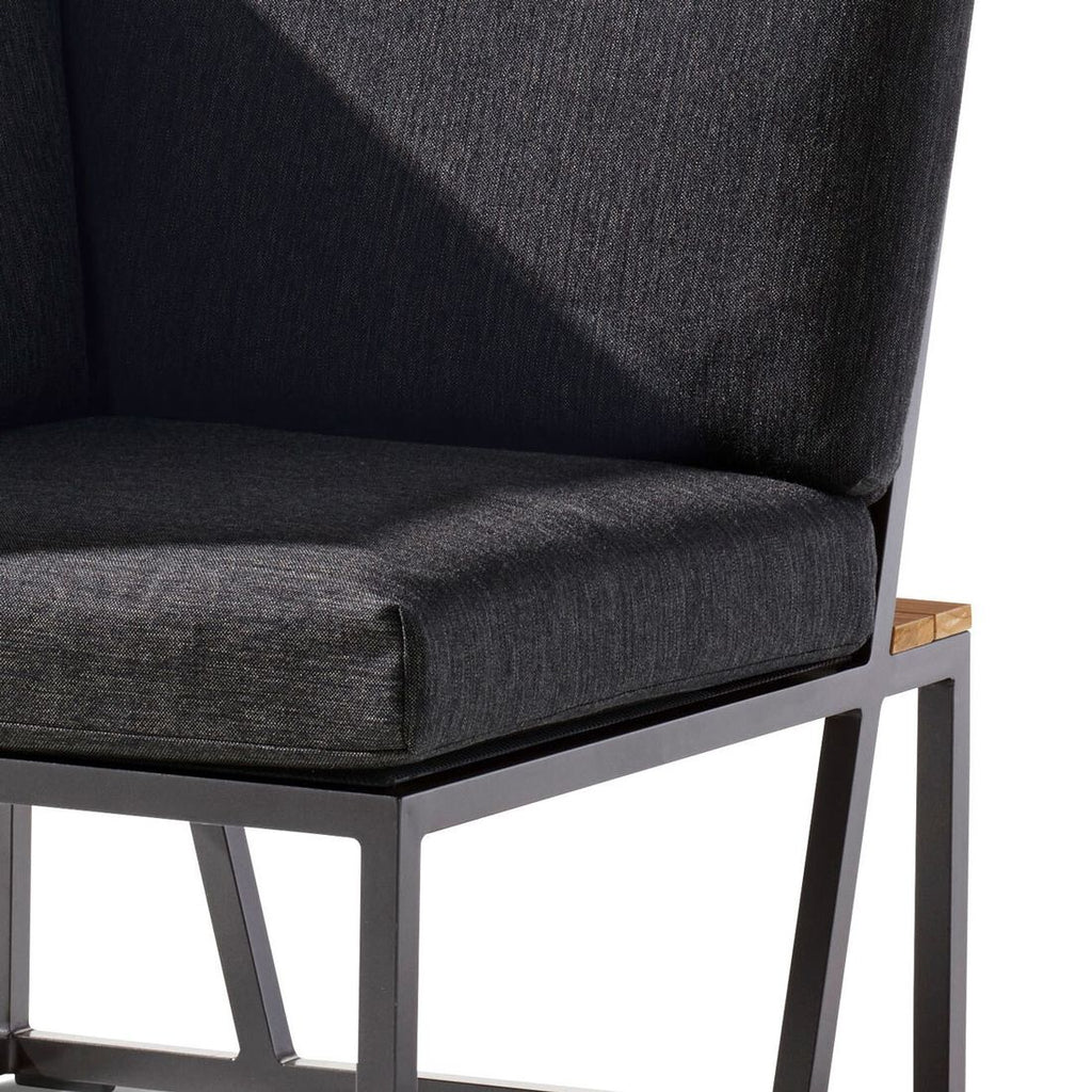 Oversikt over Midtmodul lounge Havanna aluminium 72x73 cm - Sieger i uterom