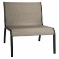 Midtmodul lounge Laris aluminium/textilen 74x83 cm - Stern forfra