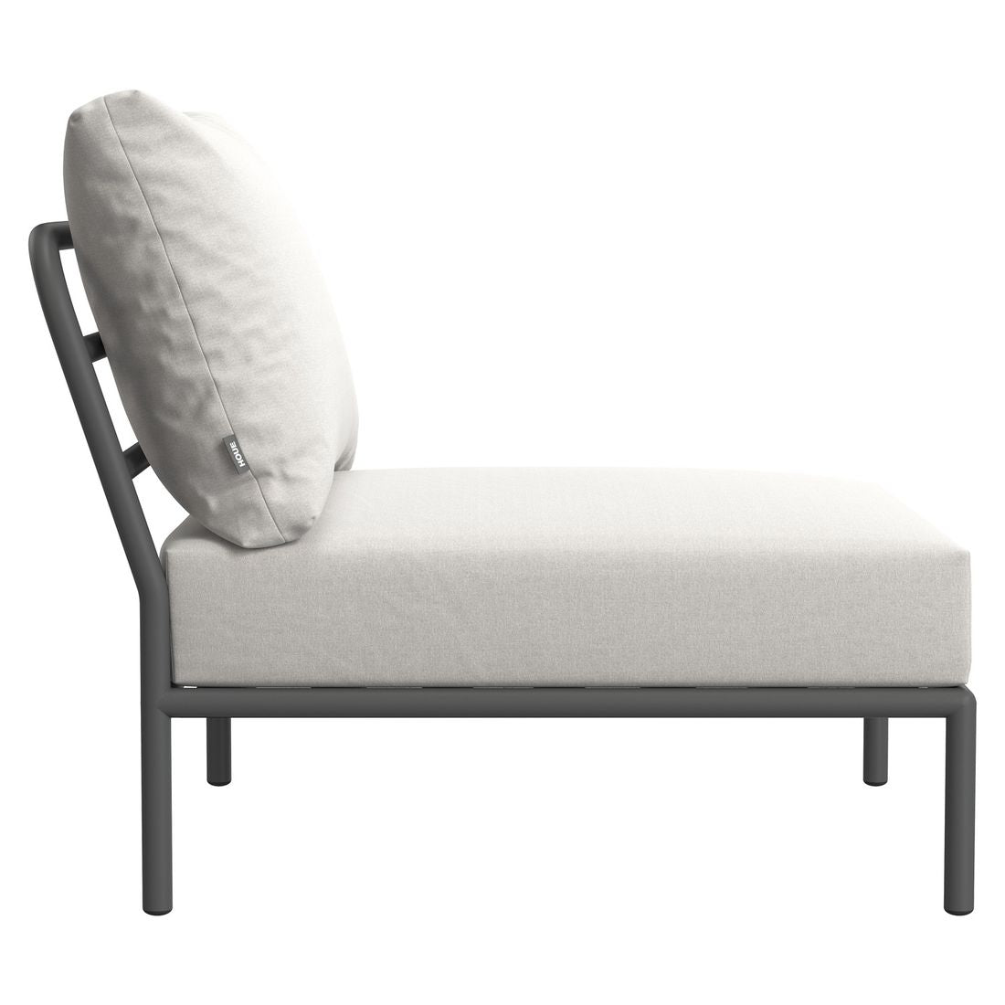 Midtmodul lounge Level 2 aluminium/Sunbrella sittekomfort