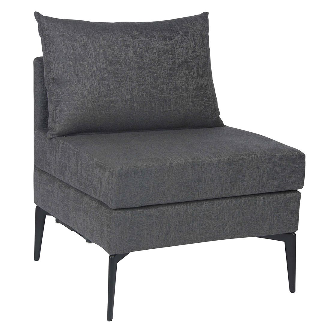Midtmodul lounge Marta aluminium Sunbrella 66x66 cm Stern forfra