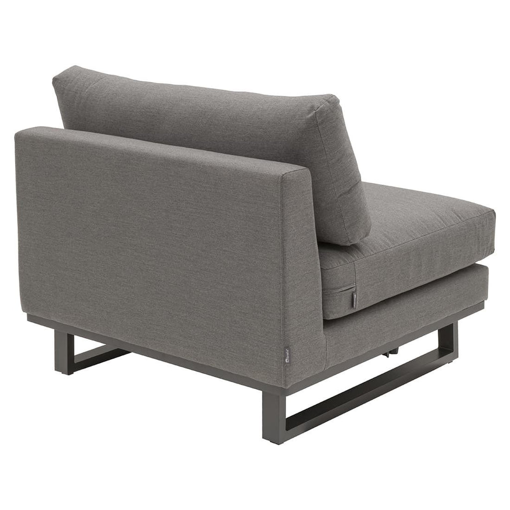 Sitteflate på Midtmodul lounge Miami aluminium Sunbrella 90 cm