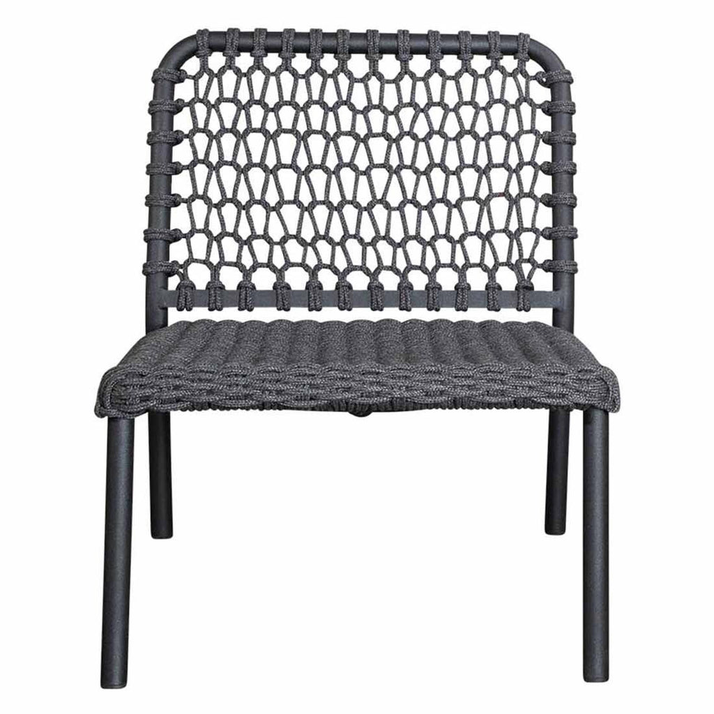 Midtmodul lounge Ocean høyre aluminium tau bakside