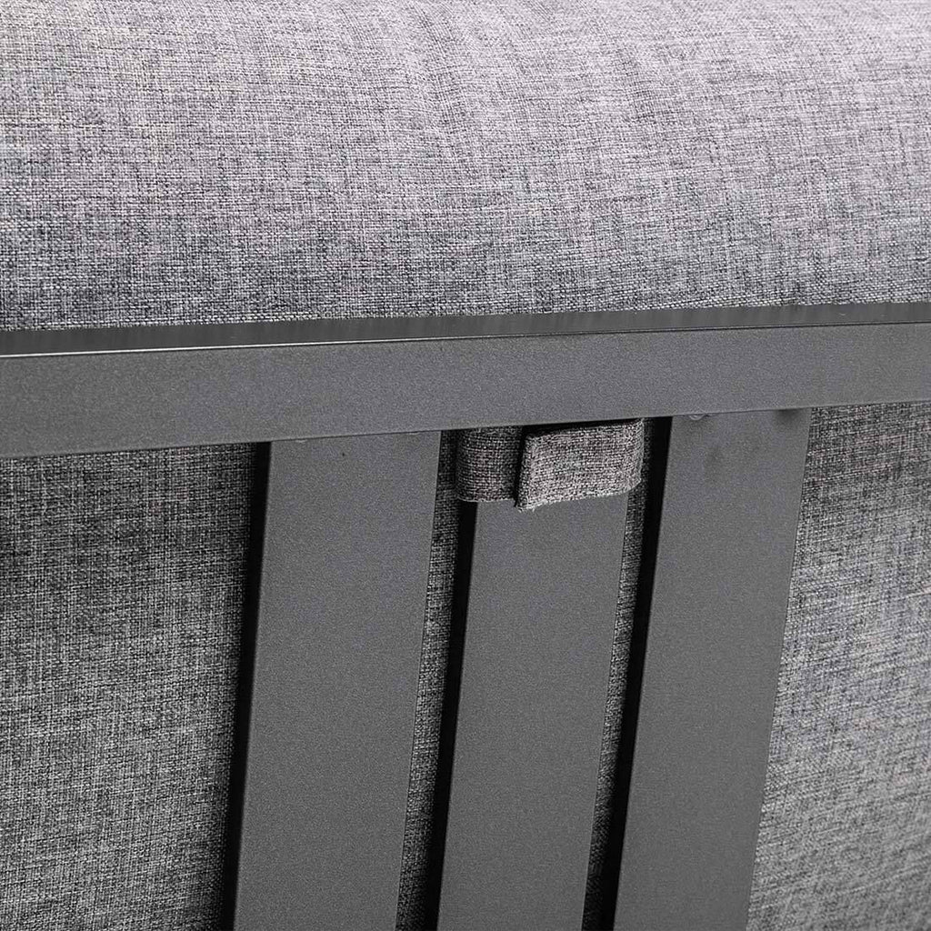 Oversikt over Midtmodul lounge Ocean Skid aluminium/olefin 68 cm i hage