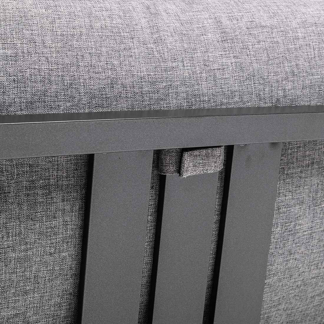 Oversikt over Midtmodul lounge Ocean Skid aluminium/olefin 68 cm i hage
