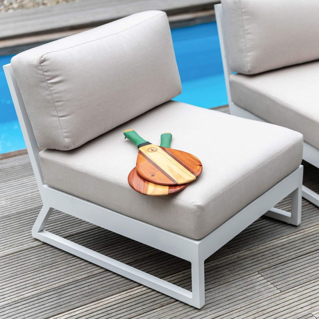 Midtmodul lounge Ocean Skid Platform aluminium 68x83 cm - Kettler forfra