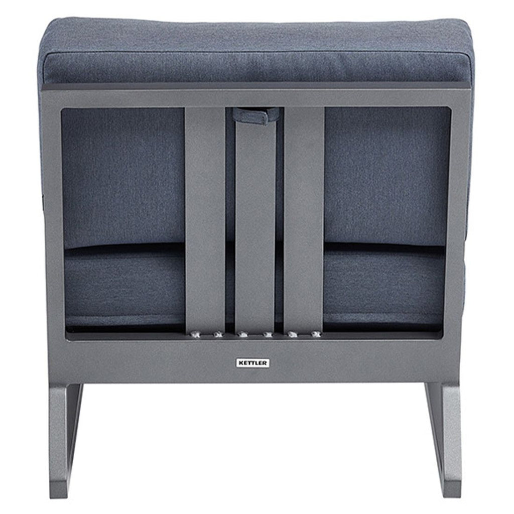 Sidevisning av Midtmodul lounge Ocean Skid Platform aluminium