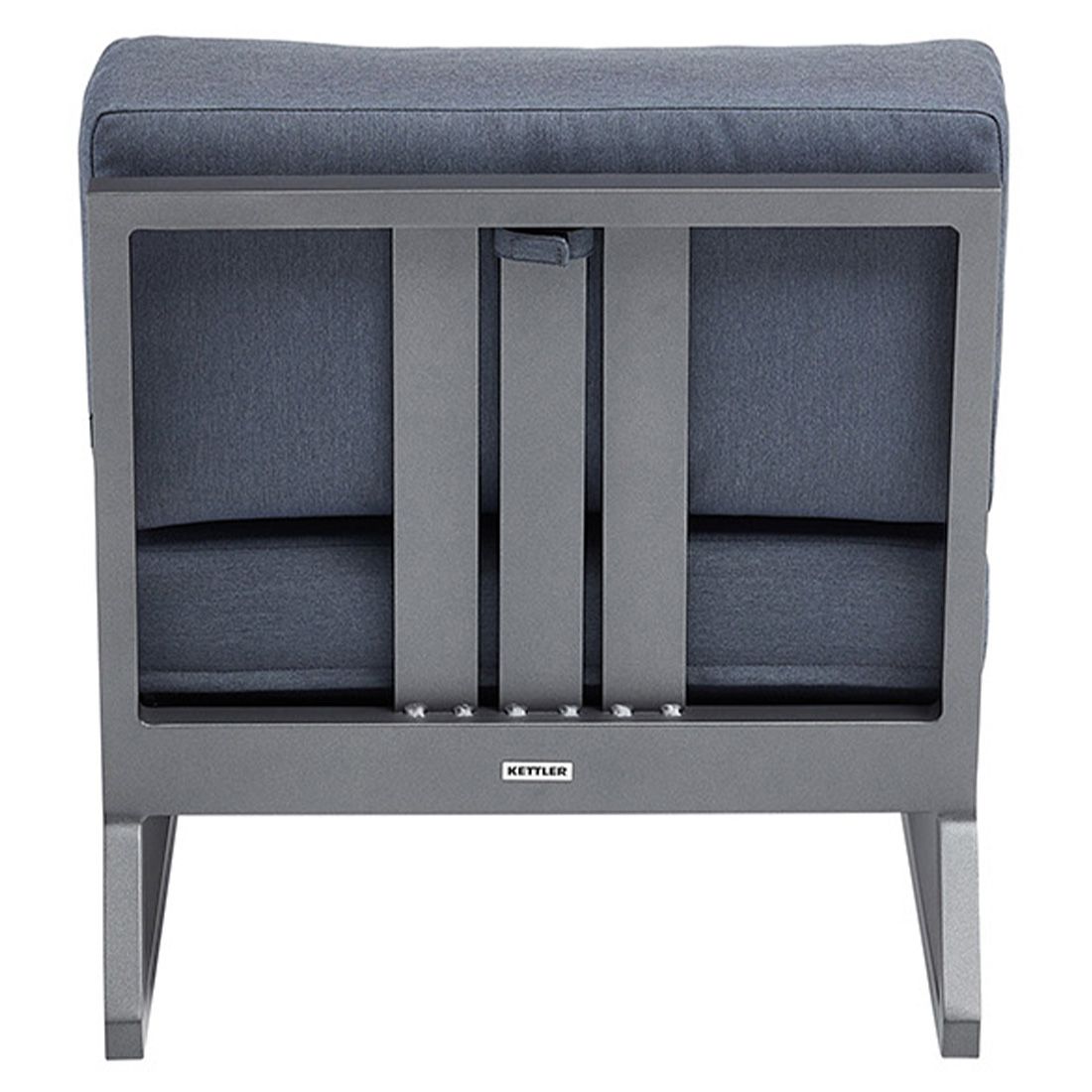Sidevisning av Midtmodul lounge Ocean Skid Platform aluminium