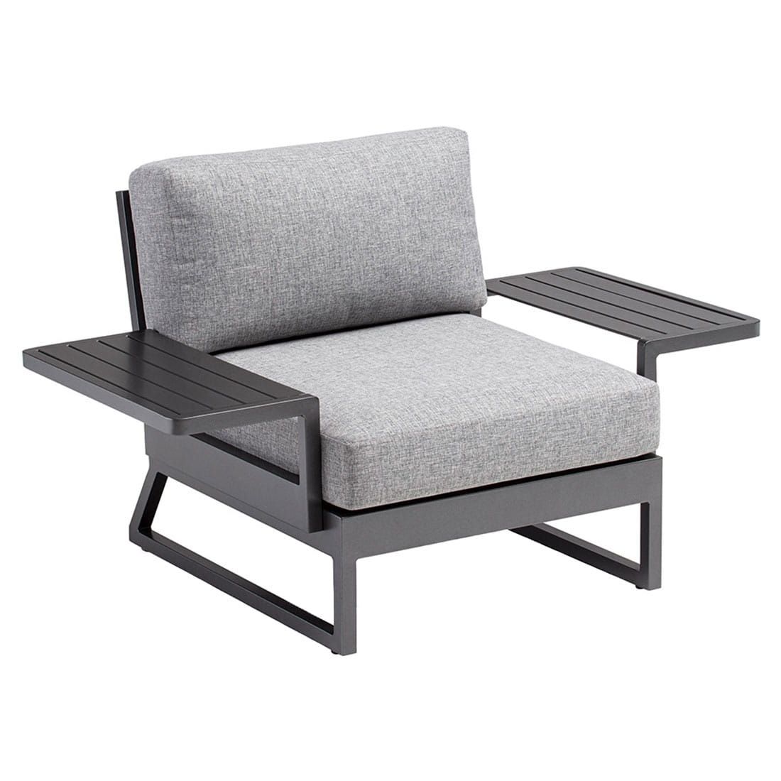 Midtmodul lounge Ocean Skid Platform aluminium/olefin - Kettler stablet utendørs