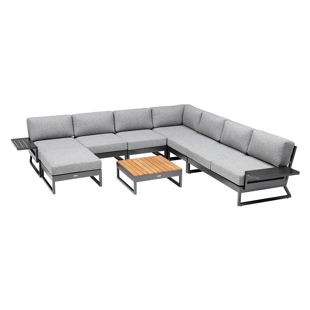Midtmodul lounge Ocean Skid Platform aluminium/olefin - Kettler med andre moduler
