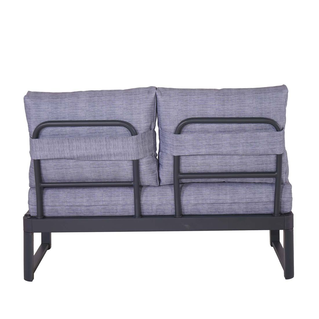 Sideprofil av Midtmodul lounge Pandora aluminium 118 cm