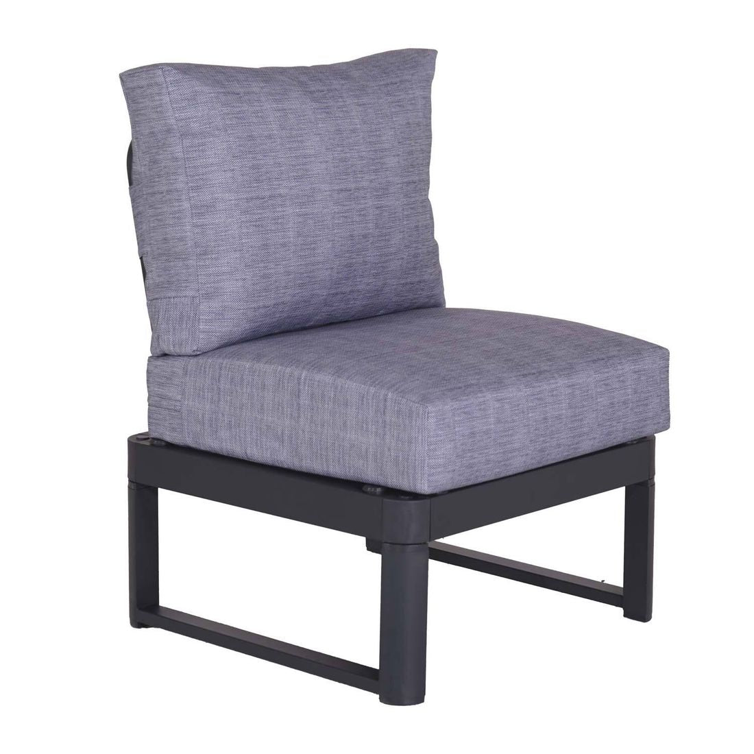 Midtmodul lounge Pandora aluminium 58 cm - OUTLIV bakside