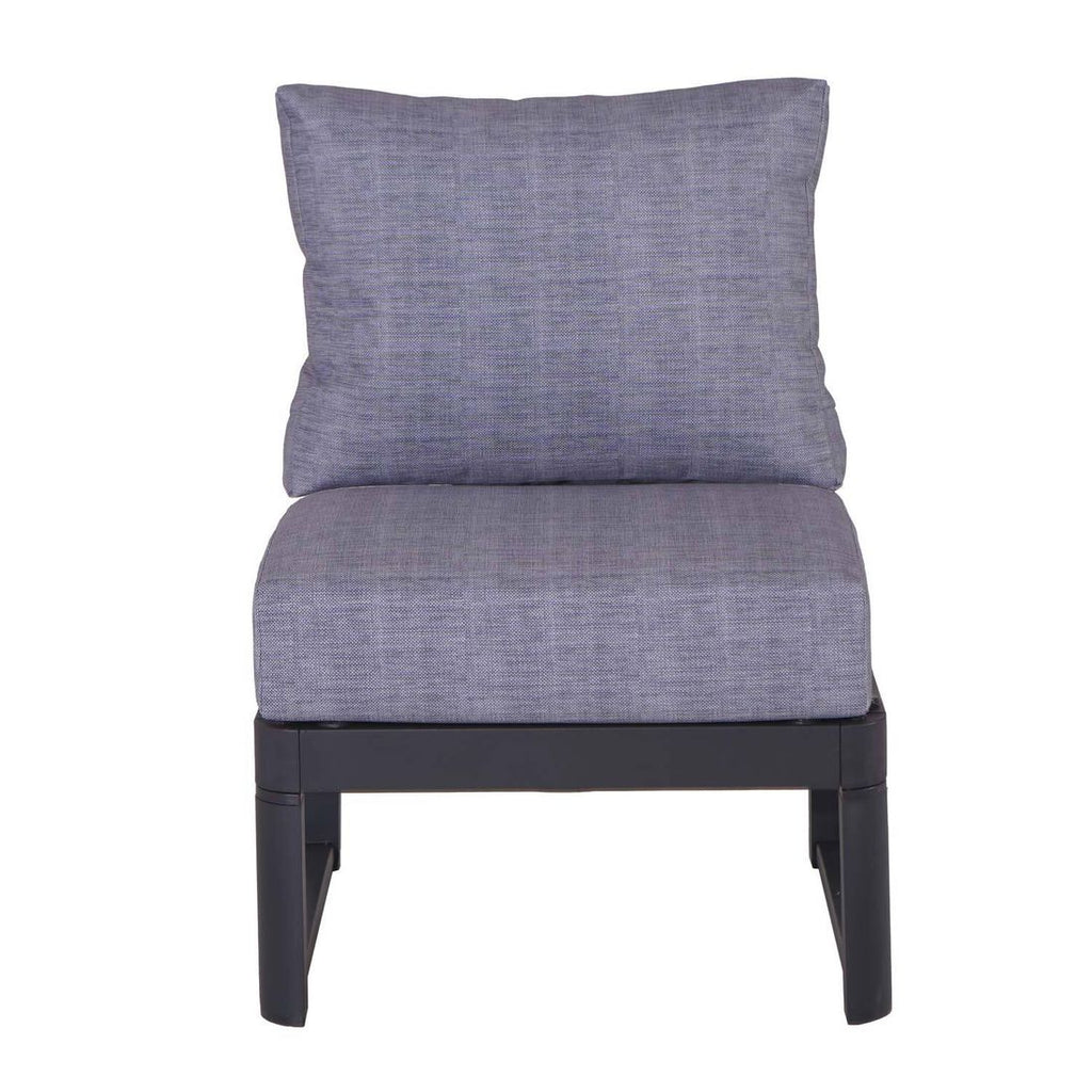 Midtmodul lounge Pandora aluminium 58 cm - OUTLIV helhetsbilde