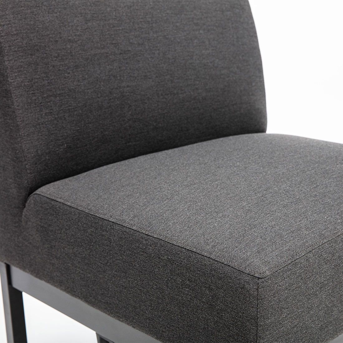 Midtmodul lounge Pure aluminium Sunbrella sideprofil