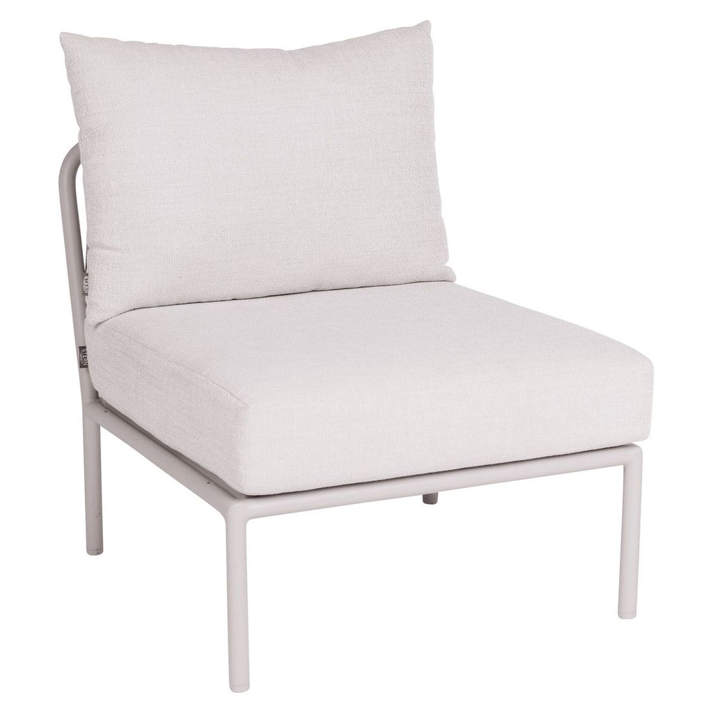 Midtmodul lounge Romy aluminium tau 64x75 cm forfra