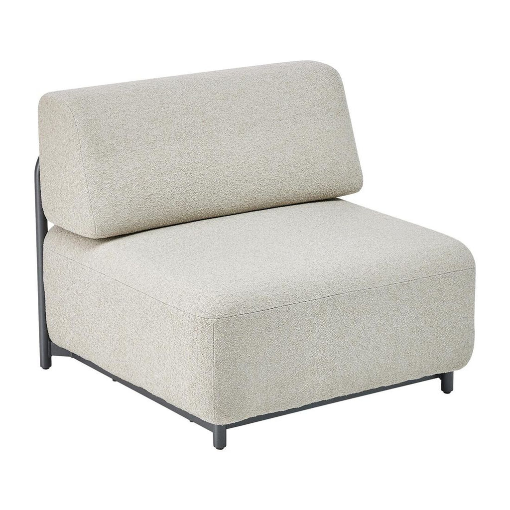 Midtmodul lounge Tribe aluminium polyester 88 cm bakside