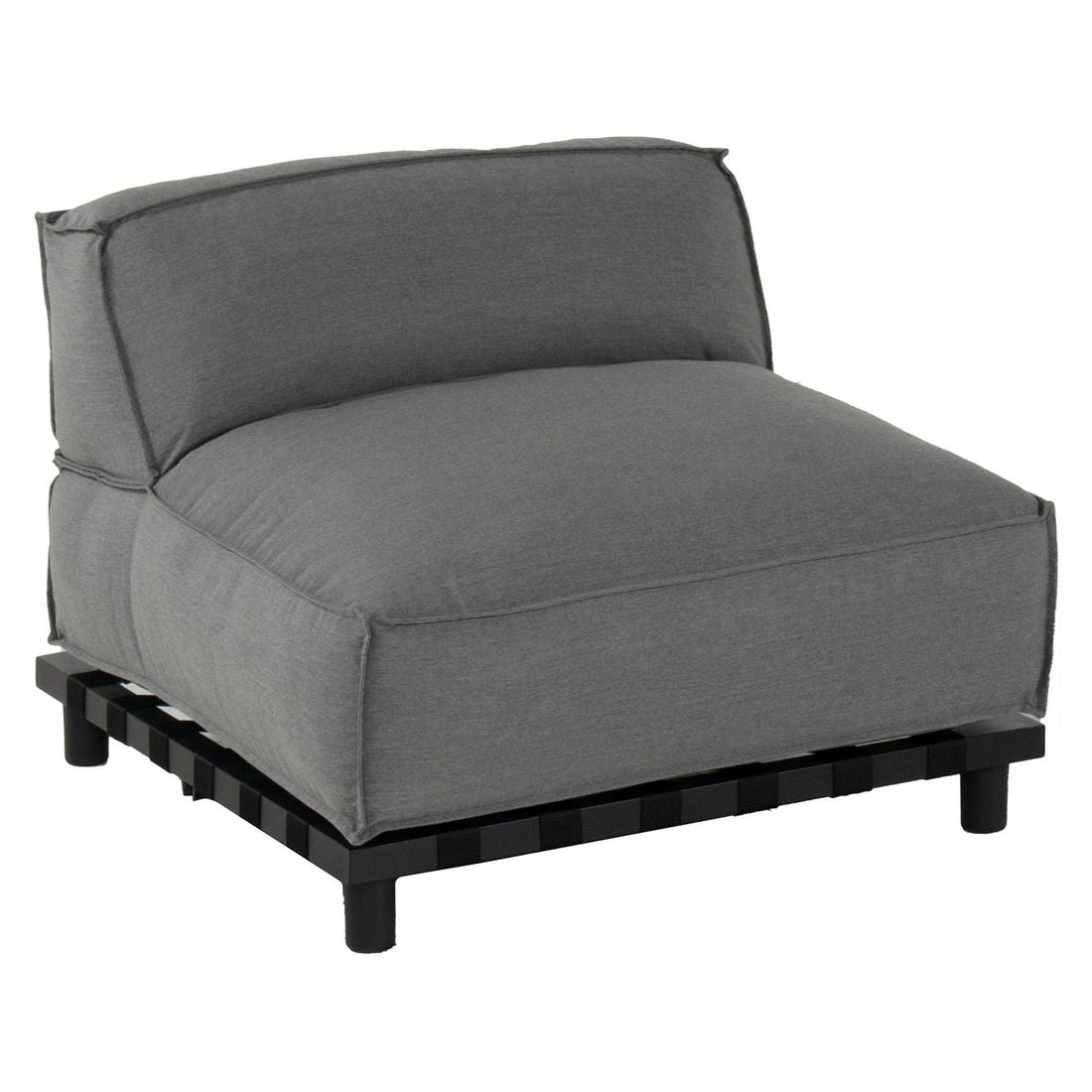 Midtmodul lounge Vlieland aluminium Sunbrella bakside