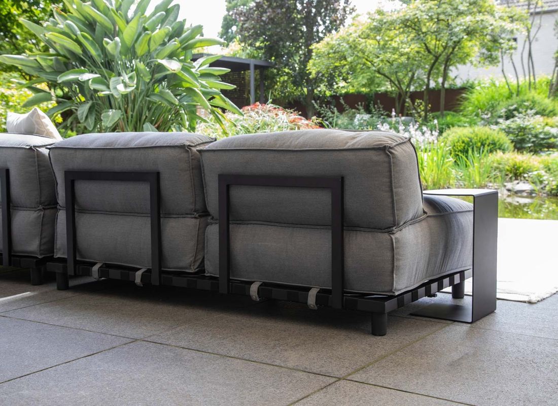 Midtmodul lounge Vlieland aluminium/Sunbrella 174 cm - Schöner Wohnen