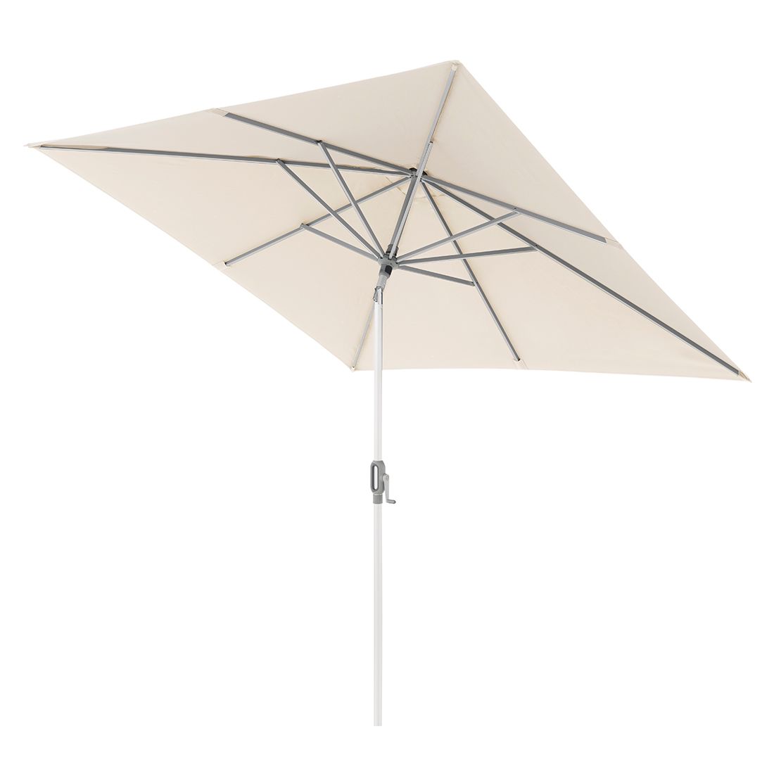 Midtstolpe-parasoll ACT Auto-Tilt 240x240 cm bakside