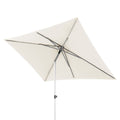 Midtstolpe-parasoll ACT NEO Push Up 250x200 cm natur forfra