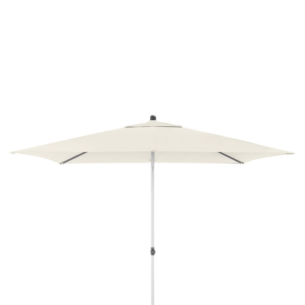 Montert Midtstolpe-parasoll ACT NEO Push Up 250x200 cm natur i hage