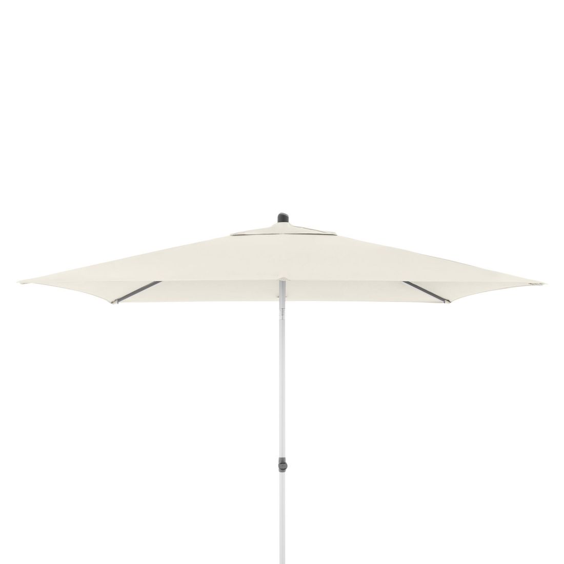 Montert Midtstolpe-parasoll ACT NEO Push Up 250x200 cm natur i hage