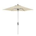 Midtstolpe-parasoll Active Ø210 cm vippbar - Doppler forfra naturfarge