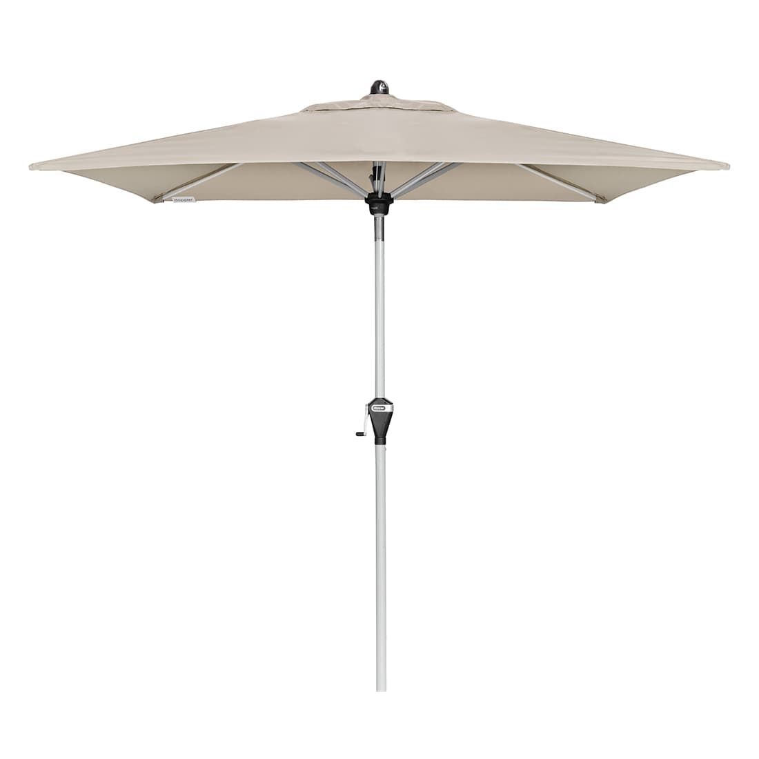Midtstolpe-parasoll Active 210x140 cm med sveiv forfra