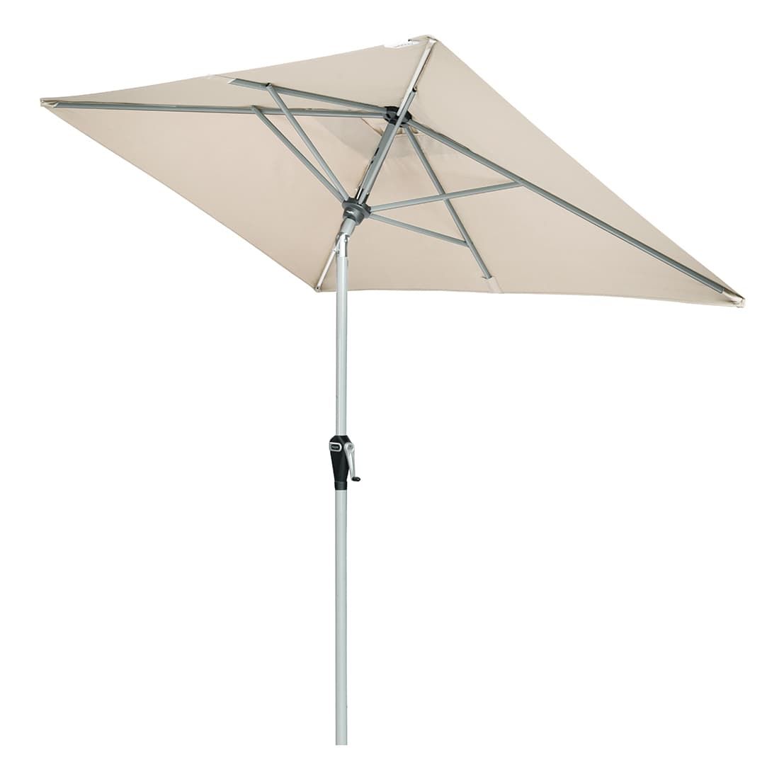 Midtstolpe-parasoll Active 210x140 cm med sveiv bakside