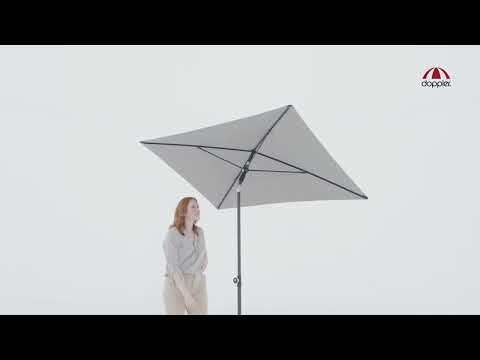 Midtstolpe-parasoll Active Green Edition forfra