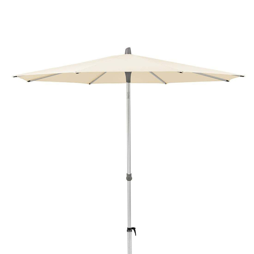 Midtstolpe-parasoll Alu Smart Ø300cm aluminium forfra