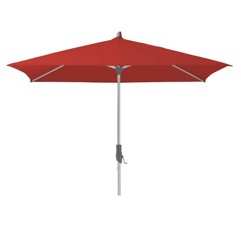 Bakside av Midtstolpe-parasoll Alu Twist 250x200cm aluminium