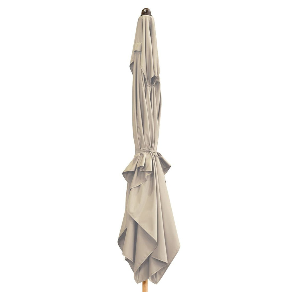 Nærbilde stoff Midtstolpe-parasoll Alu-Wood Ultra 300x200cm aluminium