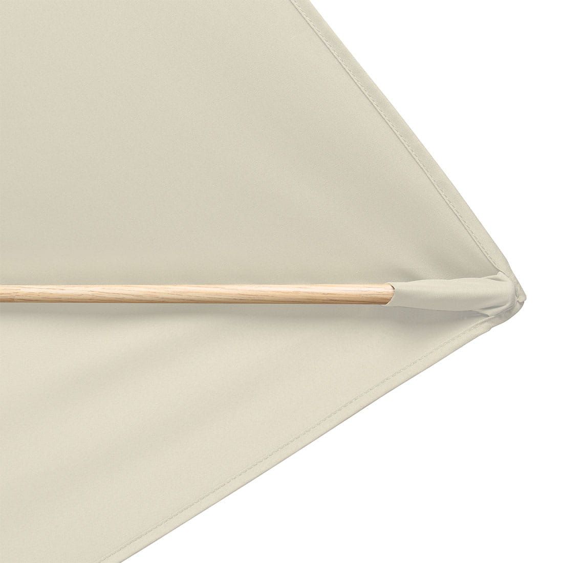 Sideprofil Midtstolpe-parasoll Alu-Wood Ultra 300x200cm aluminium