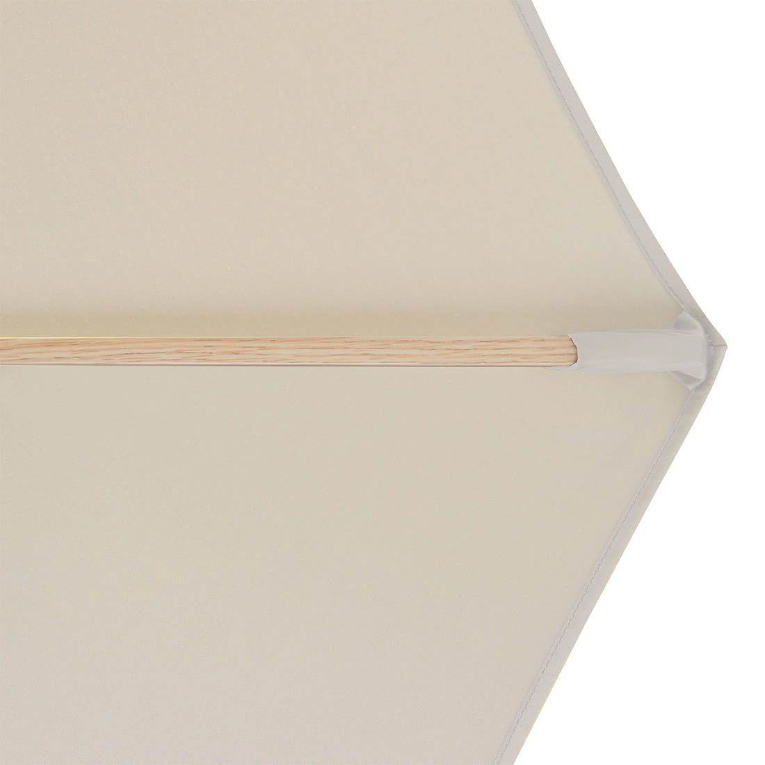 Midtstolpe-parasoll Alu-Wood Ultra Ø350 cm bakside