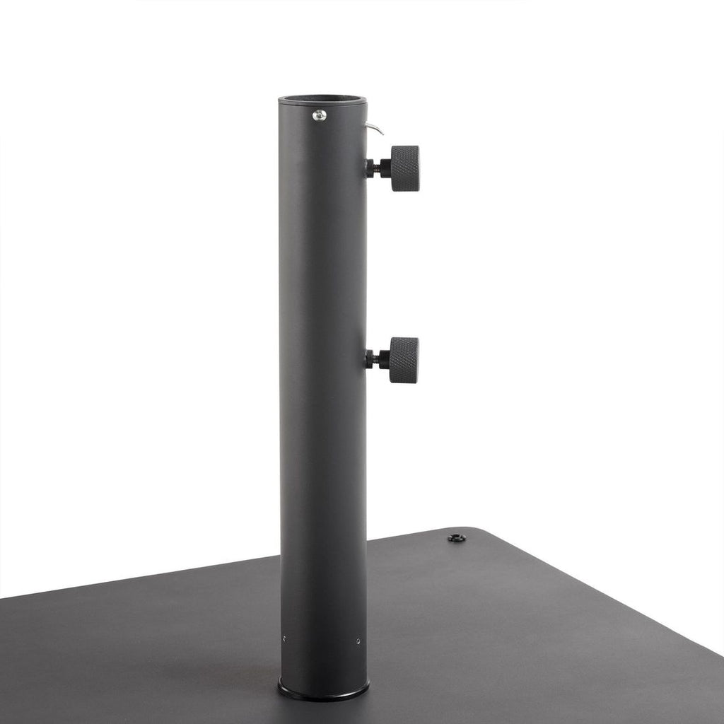 Detalj av aluminiumsprofil på parasollspiler i Midtstolpe-parasoll Aton Ø300cm inkl. parasollfot