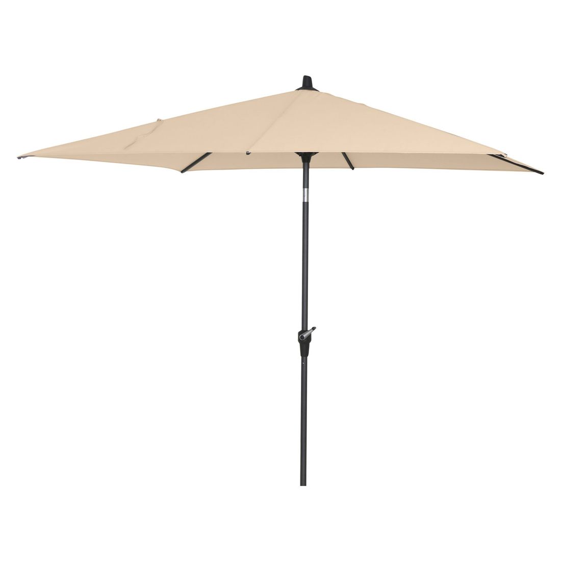 Midtstolpe-parasoll Avio 250x200 cm antrasitt/ecru forside