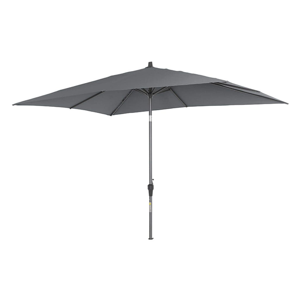 Midtstolpe-parasoll Avio 300x200 cm antrasitt forfra