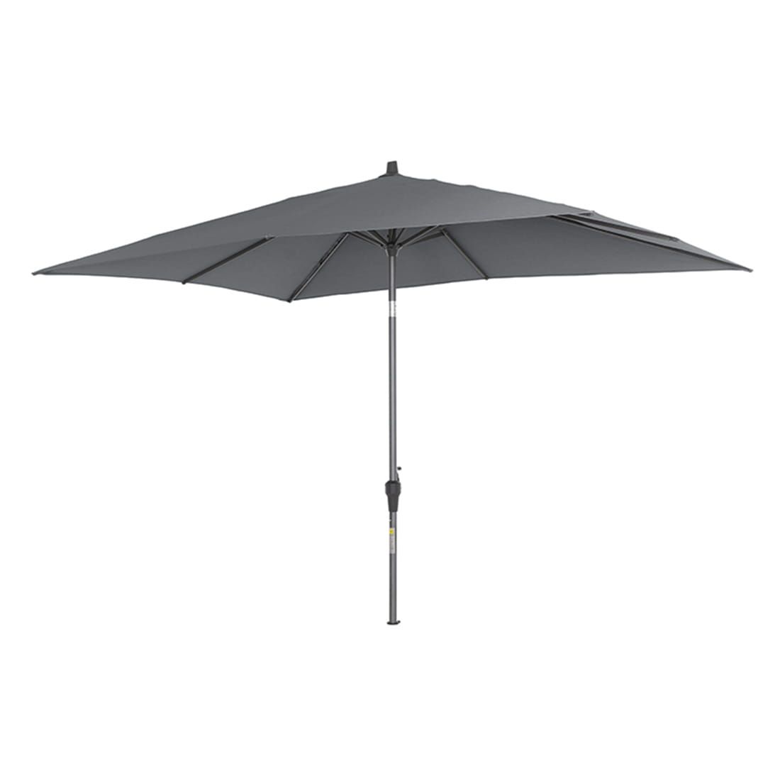 Midtstolpe-parasoll Avio 300x200 cm antrasitt forfra