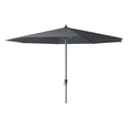 Midtstolpe-parasoll Avio Ø350 cm antrasitt fra Siena Garden