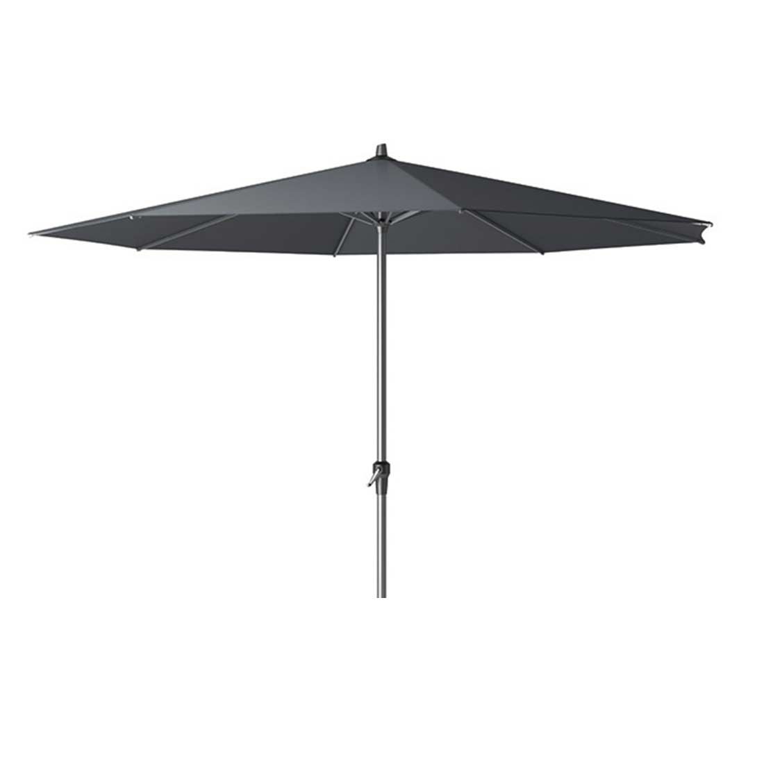 Midtstolpe-parasoll Avio Ø350 cm antrasitt fra Siena Garden